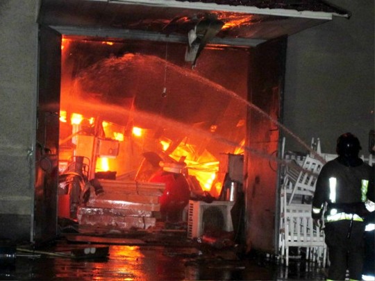 Масштабный пожар в Одессе тушили всю ночь