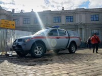 «Минирование» железнодорожного вокзала во Львове