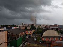 Пылевой смерч в Минске