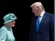 Трамп и Елизавета II