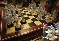 В два(! ) миллиона долларов оцениваются шахматы из окаменевших костей&#133; Динозавра, найденных в запорожской области