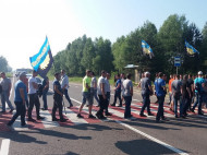 На Львовщине объявившие забастовку горняки перекрыли важную автотрассу