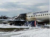 SSJ-100 после пожара в Шереметьево