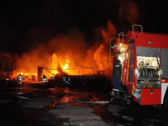 пожар в Кропивницком