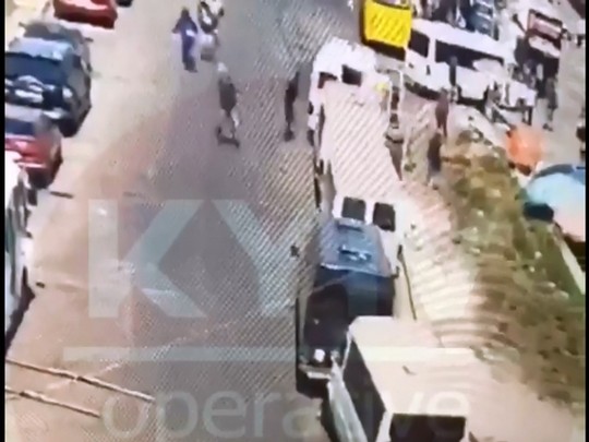 нападение на маршрутки в Киеве