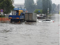 В Москве после сильнейшего ливня затоплены подъезды к аэропорту «Шереметьево» (фото)