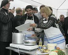 В городе борщов на тернопольщине катерина ющенко готовила борщ