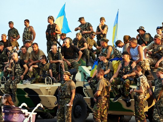 При выходе нашей части из Донецка никто не погиб, а склады с оружием пылали три дня,&nbsp;— подполковник Колмык (фото)