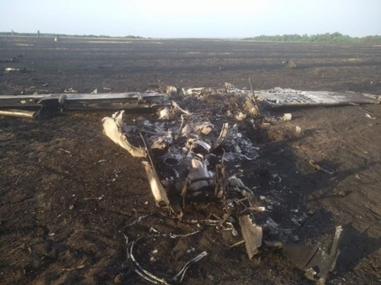 Крушение самолета Л-39 в Харьковской области