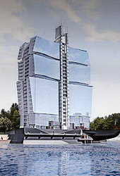На рыбальском острове в киеве к 2012 году появится 22-этажный офисный центр с музейным комплексом морского флота