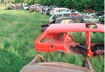 В расположенном на заброшенной сельской ферме «отстойнике» краденых автомобилей львовские гаишники обнаружили кузова более 100(! ) выпотрошенных иномарок