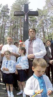 Виктор ющенко: «решения о создании заповедника «быковнянские могилы» туго идут на политическом уровне»