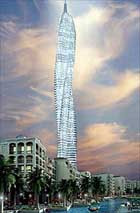 В арабских эмиратах построят «танцующий небоскреб», 68 этажей которого смогут вращаться, вырабатывая электроэнергию
