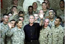 Побывав в ираке, джордж буш не исключил частичного вывода американских войск из этой страны