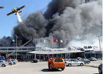 Пожар в стамбульском аэропорту уничтожил 250 килограммов золота