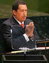Президент венесуэлы уго чавес назвал джорджа буша дьяволом