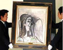 Полотно «бюст женщины» пабло пикассо пошло с молотка за 1,6 миллиона долларов