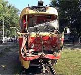 В столкновении трамваев на окраине киева пострадали три человека