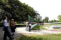 Вокруг древних фундаментов десятинной церкви в киеве вырос забор