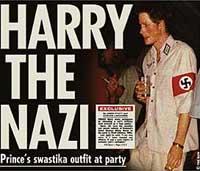 Принцу гарри пришлось извиняться за появление на маскараде в нацистской униформе