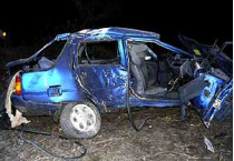 Ночная прогулка на «таврии», за руль которой сел десятиклассник, закончилась гибелью троих школьников
