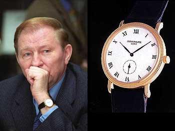 Владимир путин любит сложные часы, а леонид кучма предпочитает классический «патек филипп»