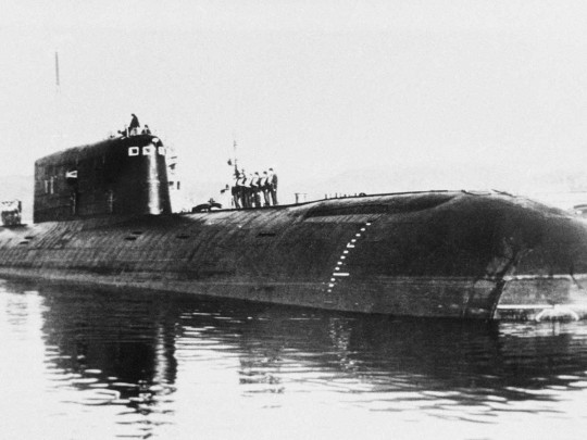 Затонувшая атомная подлодка Комсомолец