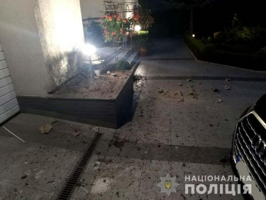 Взрыв гранаты в Ровно