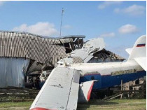 Самолет упал на дом в Чечне