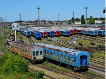 Железнодорожная станция в Ясиноватой