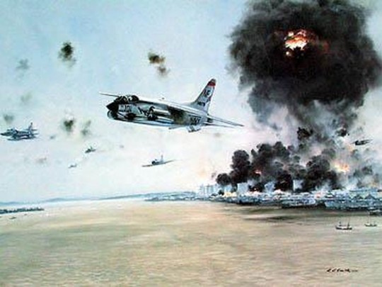 5 августа 1964 года американские самолеты провели 64 боевых вылета 