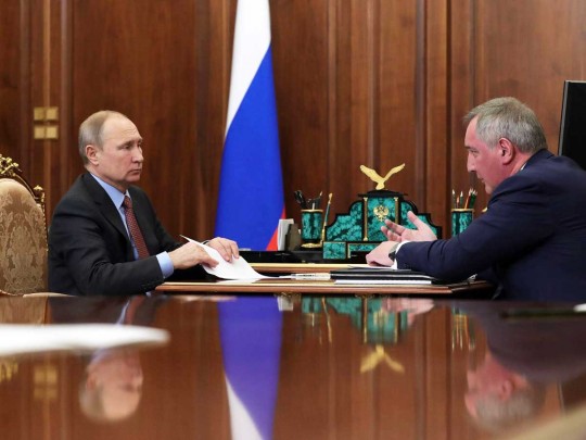 Путин и Рогозин