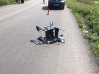 На месте ДТП