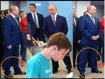 Путин в штанах не по росту