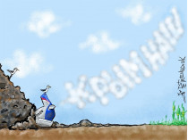 Зато крымнаш: жесткую посадку самолета в России изобразили меткой карикатурой