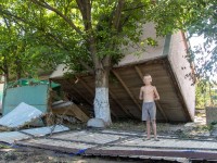 Село Молога Одесской области после катастрофического ливня 