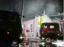 пожар в отеле Токио Стар в Одессе