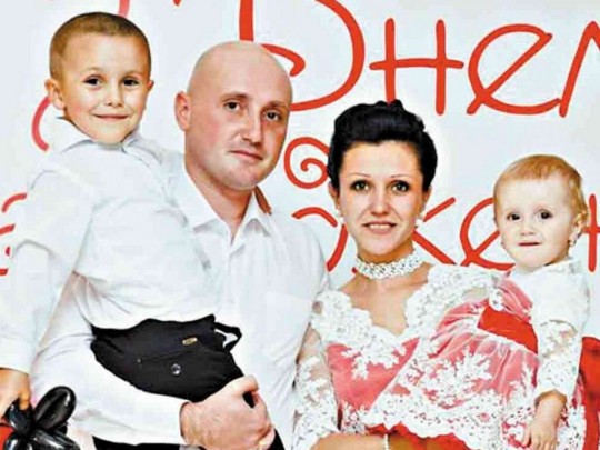 Юлия Гурина с семьей