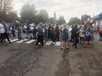 Проест учителей под Харьковом