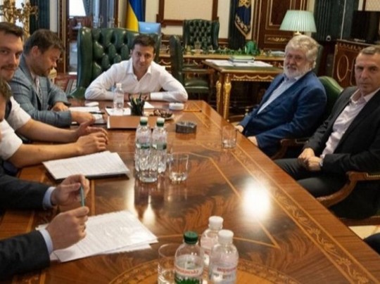Встреча Зеленского с Коломойским в Офисе президента 