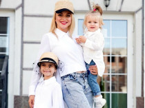 Лилия Ребрик с дочерьми