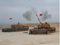 Турецкие танки на границе с Сирией