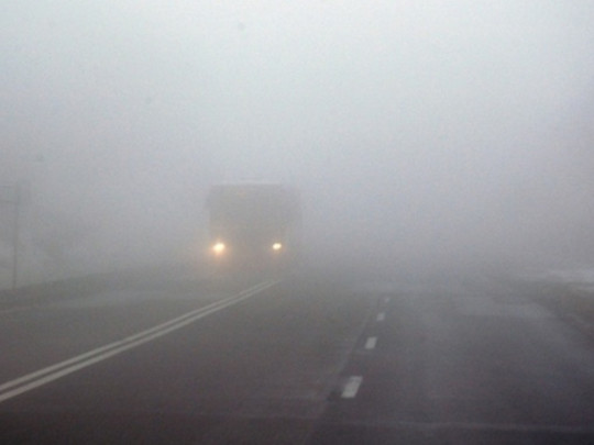 Машина в тумане