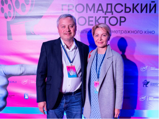 Меценат и бизнесмен Игорь Янковский с супругой Светланой Сухиной 