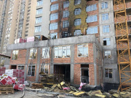 В Киеве горела недостроенная высотка: впечатляющие фото и видео ЧП