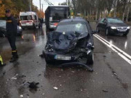 Взял машину без разрешения: в Запорожье в автокатастрофу попала компания подростков (видео)