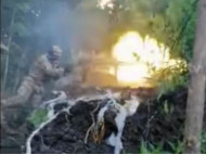 Попали прямо в цель: бойцы показали видео полного уничтожения позиции боевиков на Донбассе