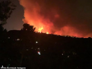 Шварценеггер и другие знаменитости покидают свои дома из-за масштабных пожаров в Калифорнии (фото, видео)