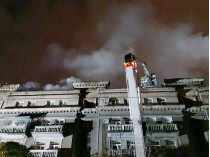 Масштабный пожар в многоэтажке в центре Киева: новые подробности и эксклюзивные фото