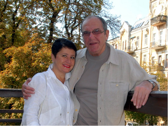 Эммануил Виторган с женой Ириной Млодик